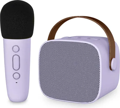 Productafbeelding van imoshion Kids Karaoke Set - Speaker en microfoon - Lavender Lilac