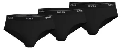 Productafbeelding van BOSS heren boxershorts, 100% katoen, 3-pack, zwart, maat M