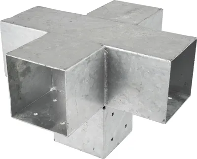Produktbild von Pergola Eckverbindung für 12 x 12 cm Pfosten Kreuzmodell - Pro Stück