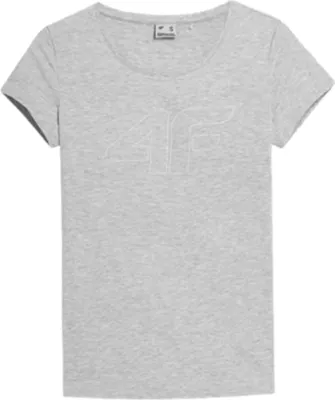 Immagine prodotto di Maglietta da donna grigia in cotone XXL