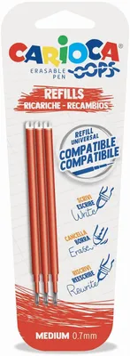 Productafbeelding van Oops refill red blister - Set van 3