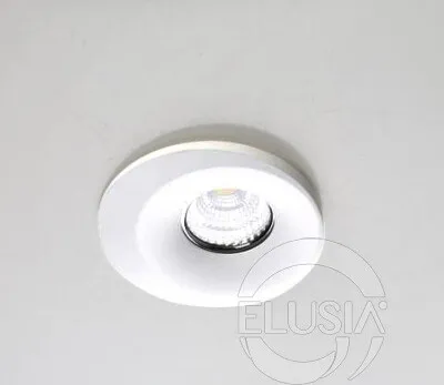 Produktbild von Einbauleuchte Lorenza Rund Weiß 9,6x3 cm Serviceöffnung Ø 7 cm GU10 Fassung