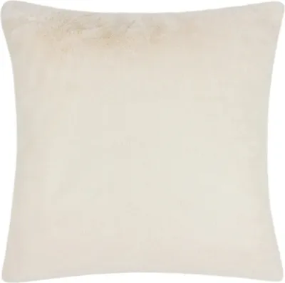 Produktbild von Paoletti - Kissenhülle "Stanza", Kunstfell RV3268 (55 cm x 55 cm) (Ecru)