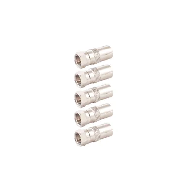 Produktbild von 5x IEC-Buchse auf F-Stecker