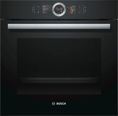 Produktbild von Bosch HBG676EB6 Serie 8 Backofen Elektro / A+ / 71 L / Großflächen-/Kleinflächengrill / Pizzastufe / PerfectRoast & PerfectBake / schwarz