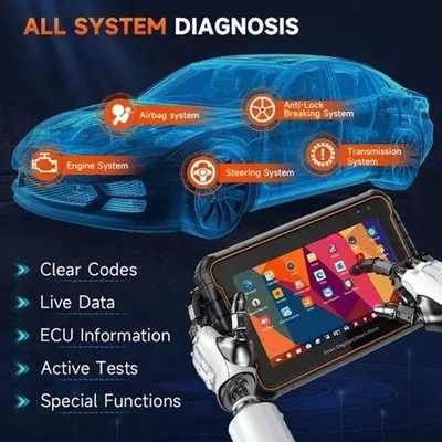 Imagen del producto de Herramienta de autodiagnóstico con datos en tiempo real y actualizaciones vía WiFi