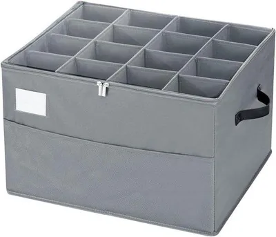 Obrázek produktu pro Schoenorganizer – úložná krabice na 16 párů bot s průhledným víkem – pevná úložná krabice na boty – úsporný botník s úchyty