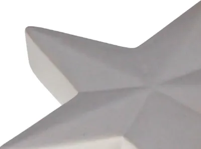 Produktbild von Stern weiß 17 cm Weihnachten Weihnachts Deko Advent glänzend xmas Dekoration Neu