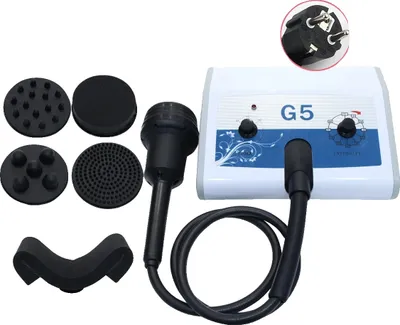 Produktbild von Vibrations-Slimming-Maschine, 5 Applikatorköpfe, Muskelentspannung, EU-Stecker