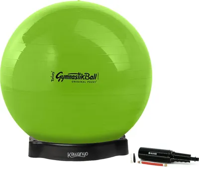 Produktbild von Original Pezzi® Gymnastikball STANDARD m.Ballschale u. Pumpe - apfelgrün