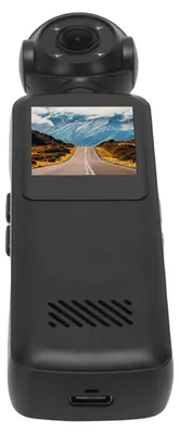 Immagine prodotto di Videocamera d'azione portatile 1080P HD, testa orientabile a 180°, Wi-Fi, stabilizzazione elettronica, videocamera grandangolare con app per i viaggi