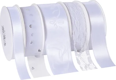 Produktbild von Geschenkband "Hochzeit", 5er-Set à 3 m