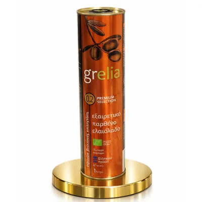 Zdjęcie produktu dla Grelia grecka oliwa z oliwek extra virgin1 L 0,2% w puszce