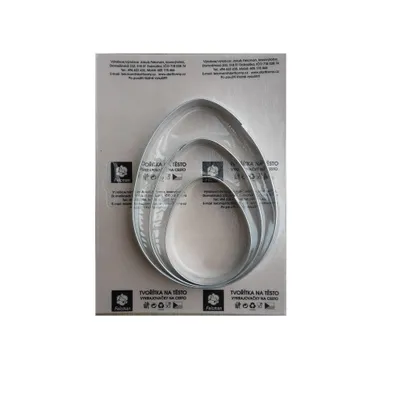 Obrázek produktu pro Vykrajovátko - vajíčka velká 3ks Felcman Materiál:: Kov, Barva:: Stříbrná, Výška:: 4,7cm
