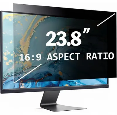 Imagen del producto de Filtro de privacidad fácil de quitar - Filtro de privacidad para portátil - 14 pulgadas - Antirreflejos - Protección contra la luz azul - Compatible con monitores iMac - Filtro de pantalla