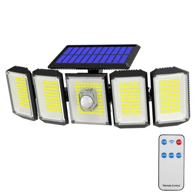 Obrázok produktu pre 5 panelová otočná 300 LED- ová solárna lampa