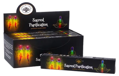 Produktbild von Green Tree Räucherstäbchen "Sacred Purification" 15gr.