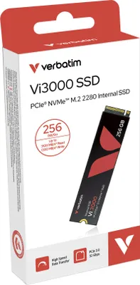 Produktbild von Verbatim Vi3000 M.2 SSD    256GB PCIe NVMe                  49373