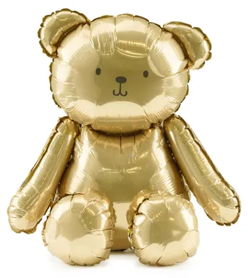 Produktbild von PartyDeco FB286-019, Spielzeugballon, Folie, Gold, Einfarbig, Universal, Tier