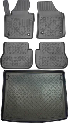 Immagine prodotto di Volkswagen Caddy III Kombivan (2004-2020) - KIT: Tappetini per l'abitacolo + Tappetino per il vano bagagli