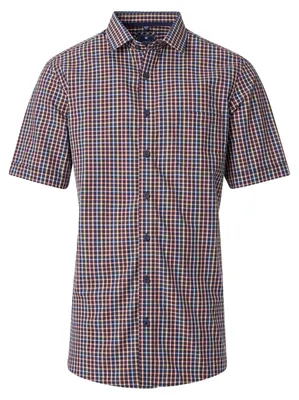 Redmond Freizeithemd 1/2 - 251410990 in blau