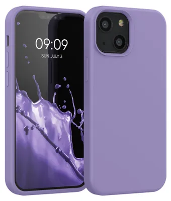 Produktbild von kwmobile Handyhülle für iPhone 13 mini Hülle, für iPhone 13 mini Case - Hülle Silikon - kabelloses Laden - Veilchen Lila