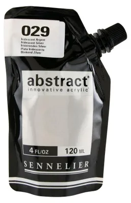 Acrylfarbe 120 ml – Irisierendes Silber, Glänzend, Hochpigmentiert