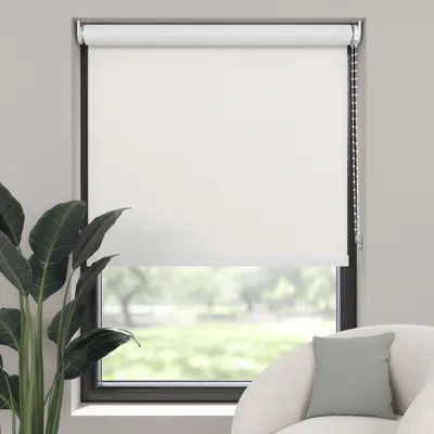 Produktbild von Rollos - verdunkelnd Weiß - 105x190cm - Fenster und Tür Jalousie