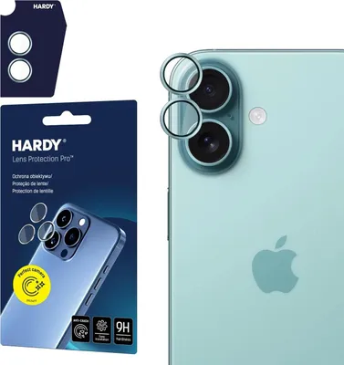 Immagine prodotto di Szkło Na Obiektyw 3Mk Hardy Lens Protection Pro Do Iphone 17 - Zielone
