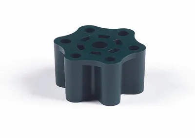 Productafbeelding van 6-gats koppelstukje 7 mm/2st Peacock