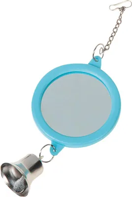 Produktbild von Karlie Vogelspielzeug Spiegel mit Glocke Kunststoff 6 cm farbl.sortiert