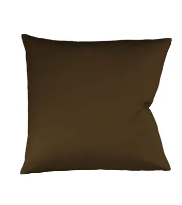 Produktbild von liebling Kissenhülle Interlock Jersey 80 x 80 cm, Farbe mokkabraun, Kissenbezug aus 100% Baumwolle, edler Glanz, waschbar 60 Grad