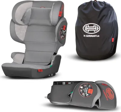 Obrázek produktu pro Dětská autosedačka HEYNER® KIDS i-Size skládací | lze použít s Isofixem i bez něj | dětská autosedačka pro děti od 3,5 do 12 let (100-150 cm)