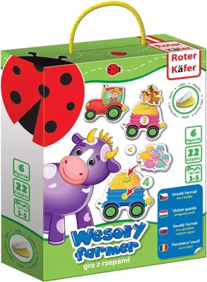 Produktbild von Lernspiel mit Klettverschluss Happy Farmer RK1040-03
