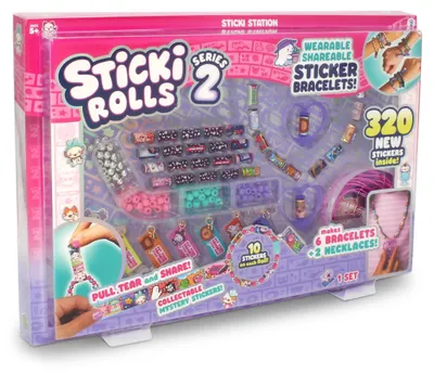 Produktbild von Sky Castle STICKI ROLLS SR301 - Sticki Station Serie 2 mit 320 Stickern & 144 Pe