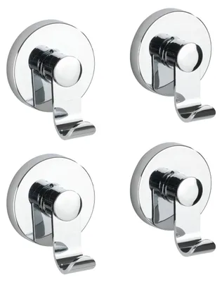 Produktbild von WENKO 2er Set Wand Haken Handtuch Garderoben Bad Küchen WC ohne Bohren IRUN