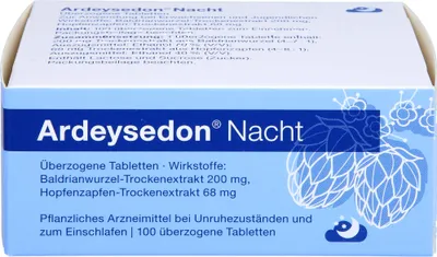 Zdjęcie produktu dla Ardeysedon tabletki na noc na nerwowe zaburzenia snu, 100 tabletek