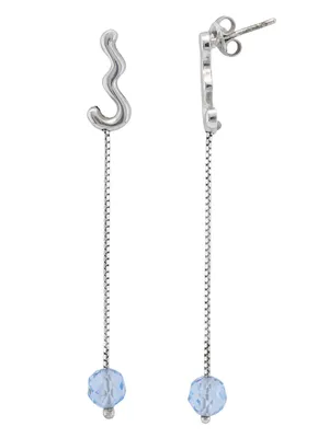 Produktbild von MIAMAR 0932929 Damen Ohrringe Sterling-Silber 925 Silber blau