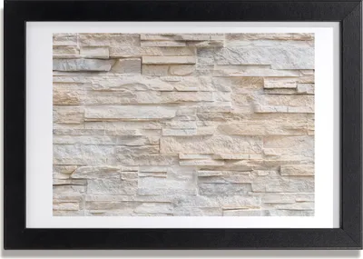 Produktbild von Bild 30x20 MDF-Rahmen, Wandkunst Ziegelwand