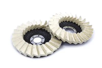 Produktbild von Lamellenpolierscheibe Ø 125mm Winkelschleifer Polierscheibe Polieren