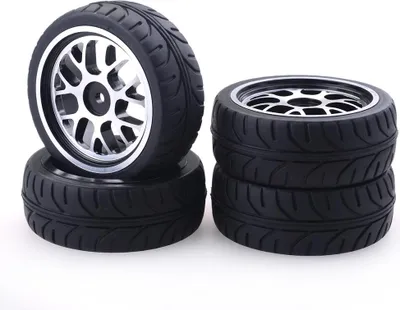 Obrázek produktu pro 4PCS / Set RC Automobilový hliníkový slitiny CNC Rozvor kol černý