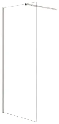 Produktbild von Duschspa Walk-In Dusche 70x200cm Glanzverchromt Duschwand 10mm NANO ESG-Glas mit 73-120cm verstellbarem Stabilisator F084B Duschabtrennung