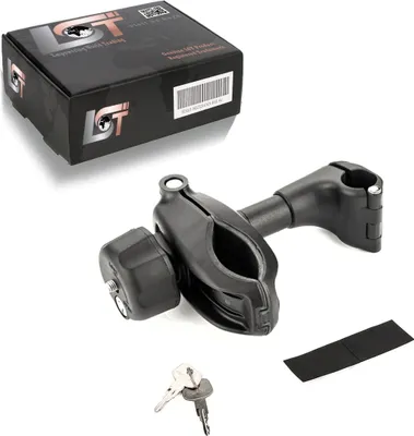 Produktbild von Rahmenhalter für Fahrradträger Radhalter 21 cm U-Bügelrohr Ø 25 mm abschließbar