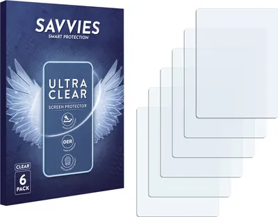 Produktbild von 6x Für Nokia 6500 slide Schutzfolie Savvies Displayschutz Display Schutz Folie Klar Transparent