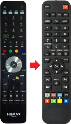 Produktbild von Fernbedienung geeignet für HUMAX HD-FOXT2 | HDFOXT2 | HDR-FOXT2