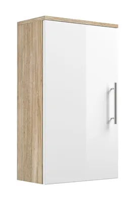 Produktbild von Posseik Hängeschrank, sonoma-eiche-weiß, 40 cm