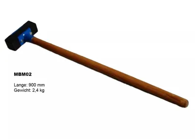 Produktbild von Pflasterhammer Plattenlegerhammer Profi Hammer Handwerkzeug Gummihammer (MBM02)