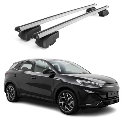 Image de Barres de toit Transversales pour BYD Atto 3 2022-2026 Aluminium Gris 2Pcs, Image générée par une IA
