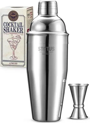 Obrázek produktu pro Koktejlová šejkr STNTUS 750 ml Nerezové barové příslušenství Mixer Jigger 2 ks