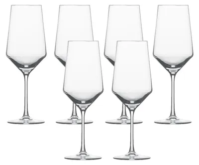 Produktbild von SCHOTT ZWIESEL 112420, Rotweinglas, Flötenglas, Glas, Transparent, Bordeaux Wein, 680 ml